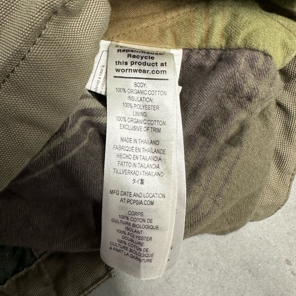 Patagonia Blanket Lined Fishtail Parka Jacket - Picture 6 of 6